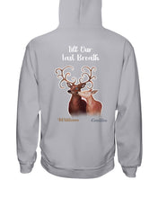 Load image into Gallery viewer, Custom Name Deers Gift For Boyfriend Till Our Last Breath Hoodie
