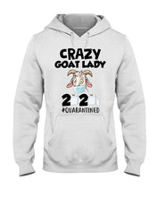 Load image into Gallery viewer, Crazy Goat Lady 2020 Quarantined Gift For Goat Lovers Hoodie
