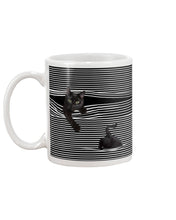 Load image into Gallery viewer, Cats In Your Horizontal Stripes Pocket Trending Gift For Cats Lovers Mug
