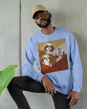 Load image into Gallery viewer, Three Cute Shih Tzu In Bag Gift For Dog Lovers Sweatshirt

