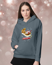 Load image into Gallery viewer, Baseball Xmas Sleigh Loading Gift For Baseball Lovers Hoodie
