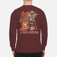 Load image into Gallery viewer, Once A Firefighter   Always A Firefighter   Special Custom Design Sweatshirt

