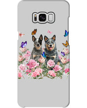Load image into Gallery viewer, Australian Cattle Dog Butterflies Peony Gift For Dog Lovers Phone case
