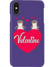 Load image into Gallery viewer, Couple Otter Valentine's Day Gift For Otter Lovers Phone case
