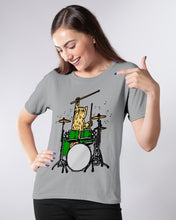 Load image into Gallery viewer, Cat Play Drum Funny Gift For Cat Lovers Ladies Tee
