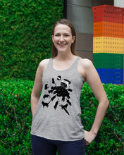 Load image into Gallery viewer, Cats Ink Funny Design Gift For Cats Lovers Ladies Flowy Tank
