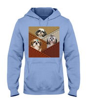 Load image into Gallery viewer, Three Cute Shih Tzu In Bag Gift For Dog Lovers Hoodie
