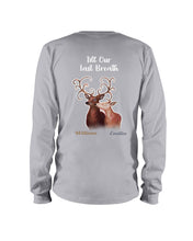 Load image into Gallery viewer, Custom Name Deers Gift For Boyfriend Till Our Last Breath Unisex Long Sleeve
