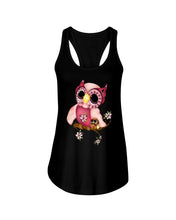 Load image into Gallery viewer, Lovely Tote Bag Owl Perchs On Branch Gift For Owl Lovers Ladies Flowy Tank
