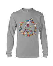 Load image into Gallery viewer, Hummingbird And Peace Sign Gift For Girls Unisex Long Sleeve
