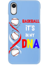 Load image into Gallery viewer, Baseball Be My DNA Gift For Sport Lovers Phone case
