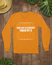 Load image into Gallery viewer, Sorry This Guy Is Already Taken By A Smart And Sexy Redhead Gift For Men Unisex Long Sleeve
