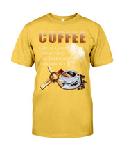 Load image into Gallery viewer, Coffee Christ Offers Forgiveness For Everyone Everywhere Guys Tee
