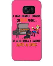 Load image into Gallery viewer, A Man Loves Beer And Dachshund Gift For Dog Lovers Phone case
