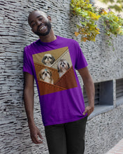 Load image into Gallery viewer, Three Cute Shih Tzu In Bag Gift For Dog Lovers Guys Tee
