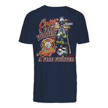 Load image into Gallery viewer, Once A Firefighter   Always A Firefighter   Special Custom Design Guys Tee
