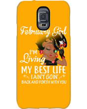 Load image into Gallery viewer, Betty Boop February Girl Living My Best Life Birthday Meaningful Gift Phone case
