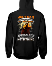 Load image into Gallery viewer, Birthday Gift For July Man You Know My Name Not My Story Trending Hoodie
