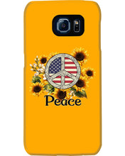 Load image into Gallery viewer, Peace Sign Sunflower Birthday Gift For Girls Phone case
