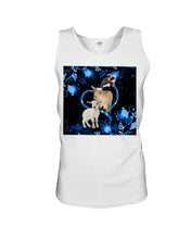 Load image into Gallery viewer, Lovely Phone Case Twinkling Blue Heart Gift For Goat Lovers Unisex Tank Top
