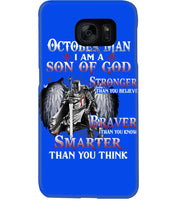 Load image into Gallery viewer, October Man Son Of God Birthday Meaningful Gift For Men Phone case
