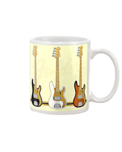 Load image into Gallery viewer, Jazz Bass Guitar  Pattern Music Paradise Gift For Women Mug

