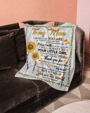 Load image into Gallery viewer, Gift For Mama You Are The World Unique Custom Design Fleece Blanket
