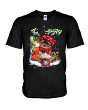 Load image into Gallery viewer, Yorkshire Terrier Loves Drinking Hot Latte Gift For Dog Lovers Guys V-Neck
