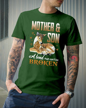 Load image into Gallery viewer, Mother And Son A Bond That Can't Be Broken Guys Tee
