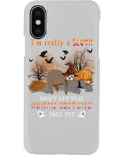 Load image into Gallery viewer, Sloth I'm Really A Storm Don't Let This Human Costume Halloween Gift Phone case
