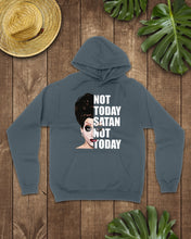 Load image into Gallery viewer, Not Today Satan Not Today Gift For Women Hoodie
