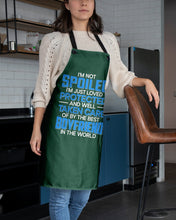 Load image into Gallery viewer, I'm Just Loved Protected And Well Taken Care Of By The Best Boyfriend Apron
