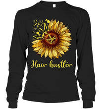 Load image into Gallery viewer, Hair Hustler Sunflower Trending Gift For Friends Unisex Long Sleeve
