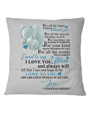 Load image into Gallery viewer, Gift For Abuelo I Love You And Always Will   Custom Design Pillow Cover
