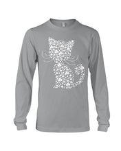 Load image into Gallery viewer, Cat With Clover Lucky Great Gift For Cat Lovers Unisex Long Sleeve
