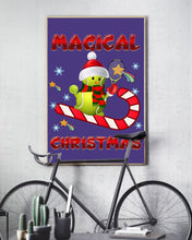 Load image into Gallery viewer, Tennis Players Magical Christmas Snowman Gift For Women Vertical Poster

