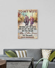 Load image into Gallery viewer, Go Fishing You Are My Queen Forever Grumpy Old Husband Gift For Wife Matte Canvas
