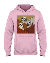 Load image into Gallery viewer, Three Cute Shih Tzu In Bag Gift For Dog Lovers Hoodie
