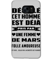 Load image into Gallery viewer, Désolé Cet Homme Est Déjà Pris Par Une Femme De Mars Birthday Gift Phone case
