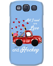 Load image into Gallery viewer, All I Need Are Love And Hockey Gift For Hockey Players Phone case
