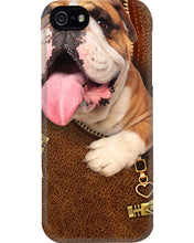 Load image into Gallery viewer, Bulldog In Cool Tote Bag Gift For Dog Lovers Phone case
