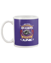 Load image into Gallery viewer, Never Underestimate   A June  Grandpa Trending For Birthday Gift Mug
