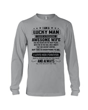 Load image into Gallery viewer, She Is Everything To Me My Freaking Awesome Wife Gift For Family Unisex Long Sleeve

