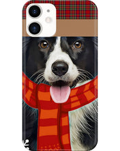 Load image into Gallery viewer, Santa Border Collie In Stock Gift For Dog Lovers Phone case
