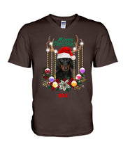 Load image into Gallery viewer, Dachshund Reindeer With Love Gift For Dog Lovers Guys V-Neck
