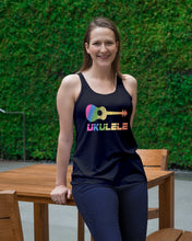 Load image into Gallery viewer, Ukulele Colorful Design Gift For Ukulele Players Ladies Flowy Tank
