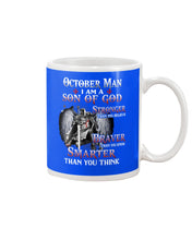 Load image into Gallery viewer, October Man Son Of God Birthday Meaningful Gift For Men Mug
