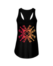 Load image into Gallery viewer, Four Ukuleles Unique Design Gift For Ukuleles Lovers Ladies Flowy Tank

