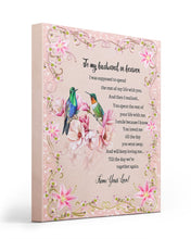 Load image into Gallery viewer, Til The Day We're Together Humming Birds Matte Canvas
