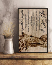 Load image into Gallery viewer, I Pray You'll Always Be Safe Great Gift From Mom To Daughter Vertical Poster
